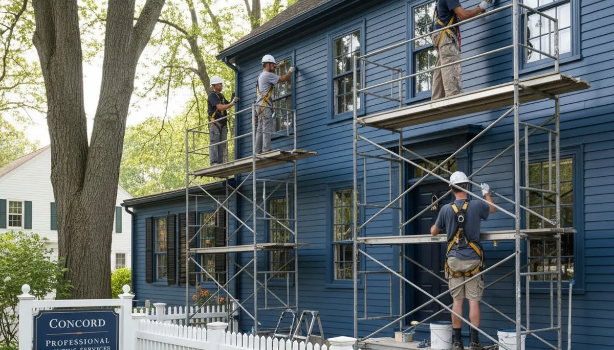 Professional painters in Burlington, MA providing interior and exterior painting services
