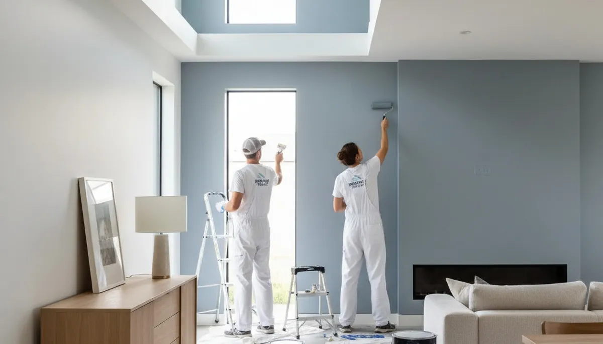 Interior house painting services in Burlington, MA by Burlington Paint Pros