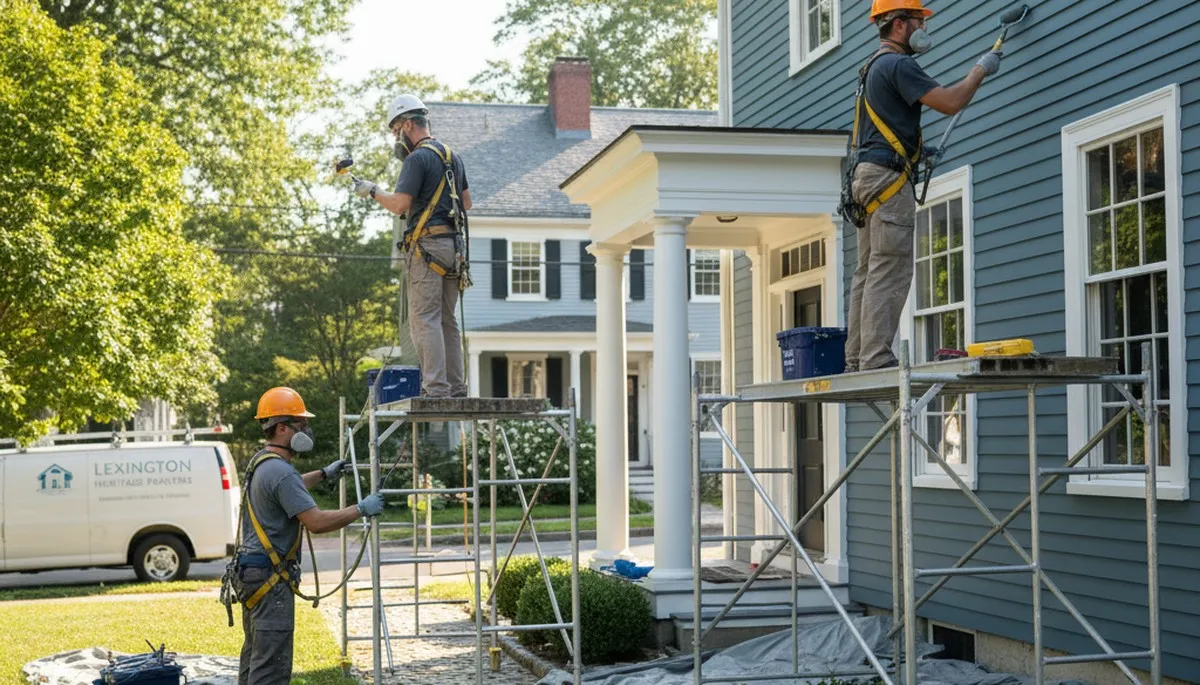 Professional painters in Burlington, MA providing residential and commercial painting services