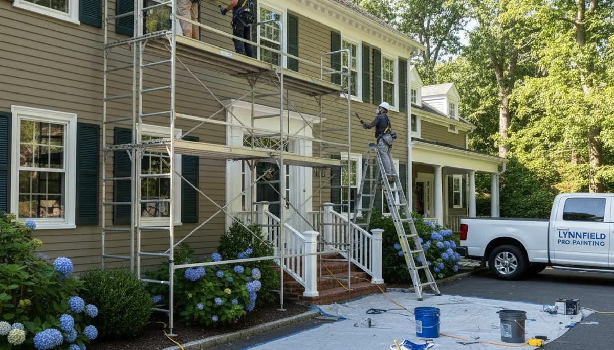 Professional painters in Burlington, MA providing interior and exterior painting services