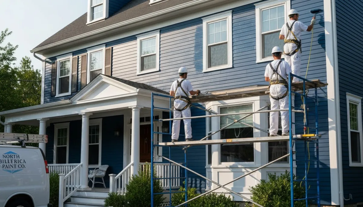 Professional painters in Burlington, MA providing interior and exterior painting services