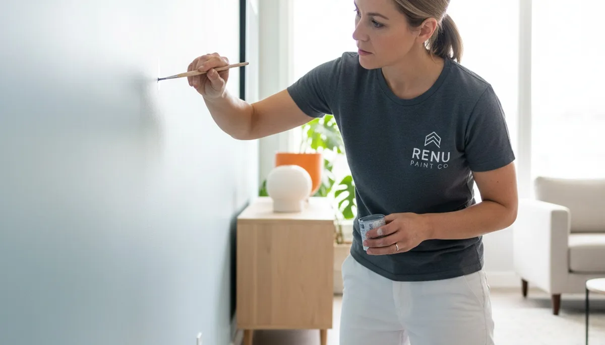 Paint touch-up service in Burlington, MA for scuffs, peeling, and faded exterior paint repairs