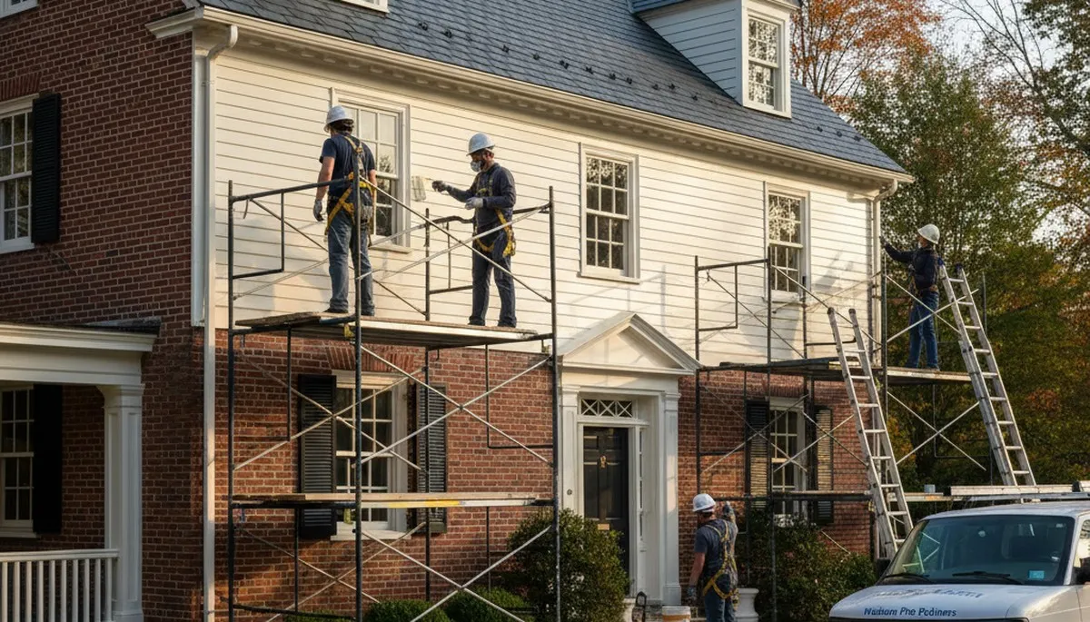 Professional painters in Burlington, MA providing interior and exterior painting services